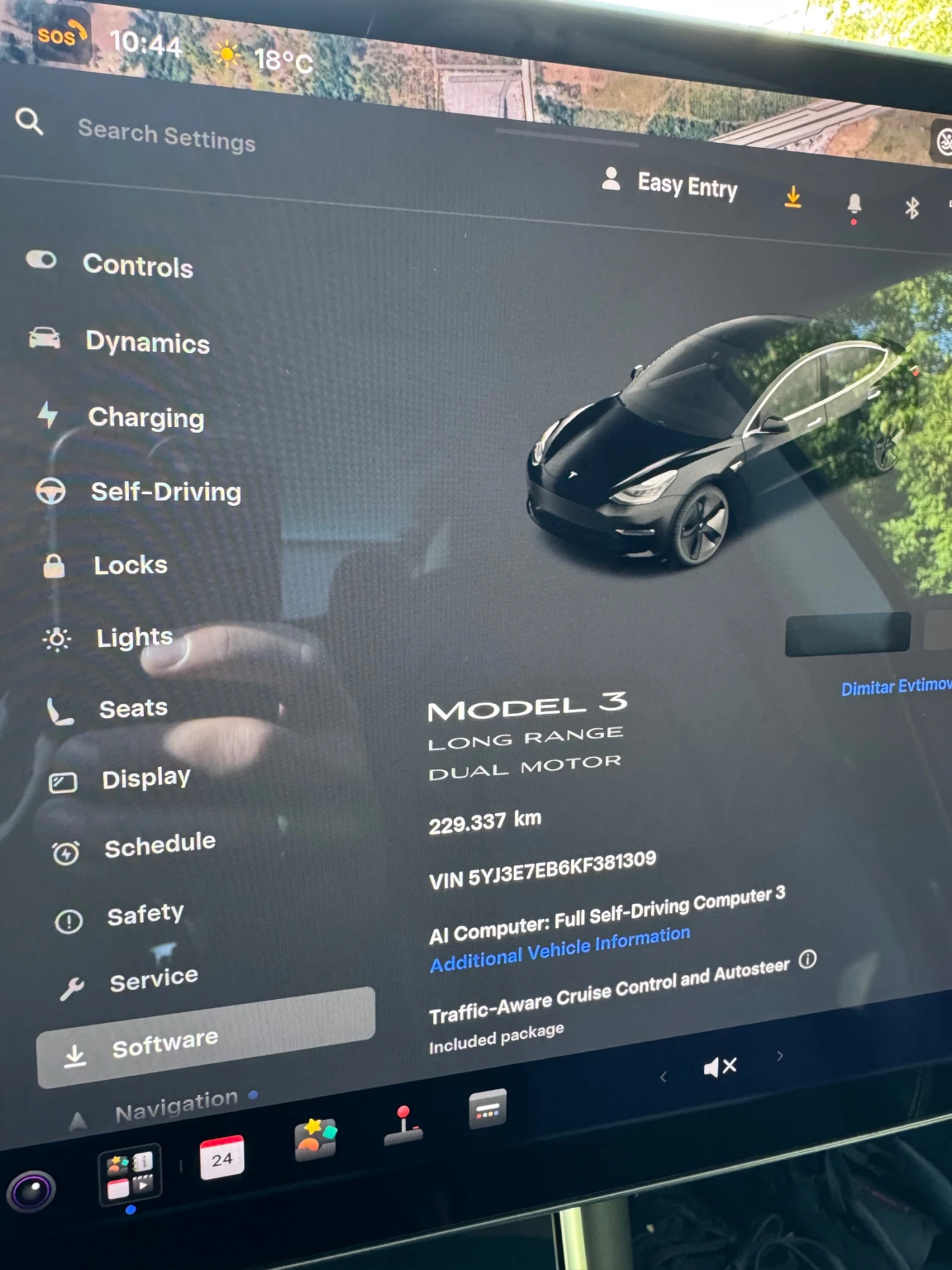 Tesla Model 3 Long Range 89% SOH, снимка 15 - Автомобили и джипове - 56209557