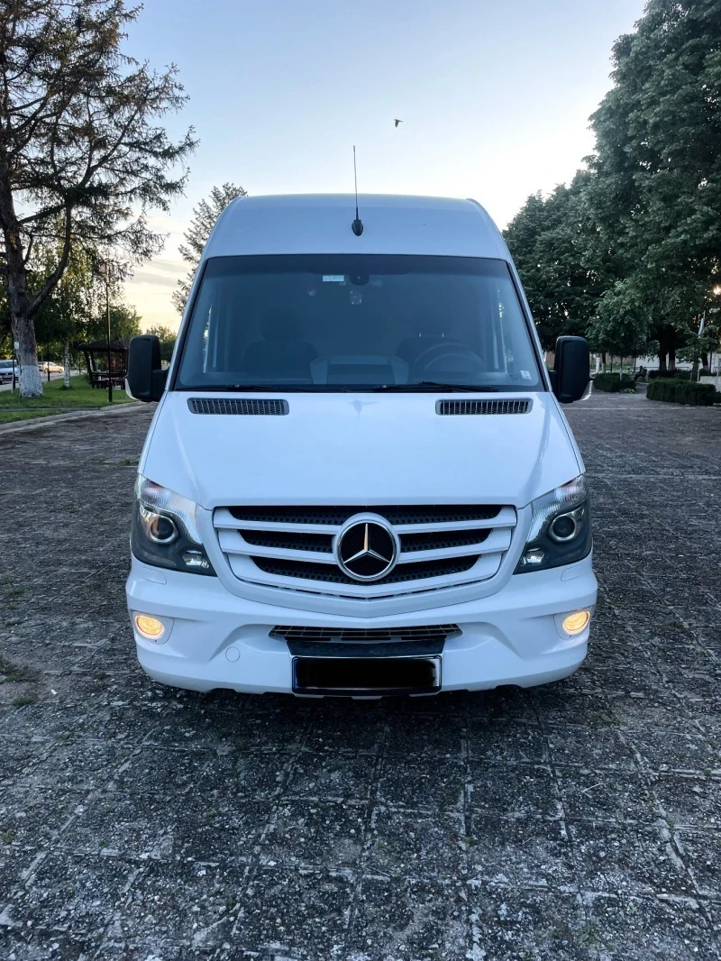 Mercedes-Benz Sprinter 316 Дълга база, Евро 6, Ксенон, Климатик!, снимка 1 - Бусове и автобуси - 47110881