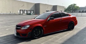 Mercedes-Benz C 63 AMG БЕЗ ИНЦИДЕНТИ * X PIPE * СЕРВИЗНА ИСТОРИЯ * FACE , снимка 1