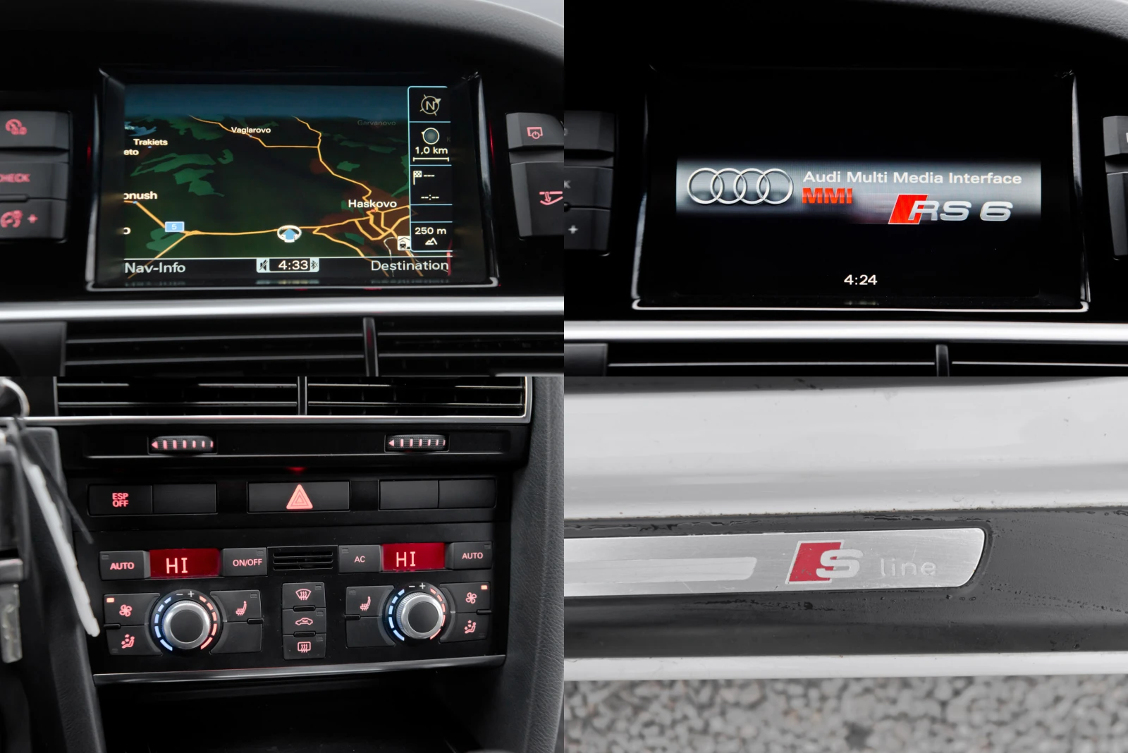 Audi A6 3xS-line guattro, снимка 10 - Автомобили и джипове - 53908324