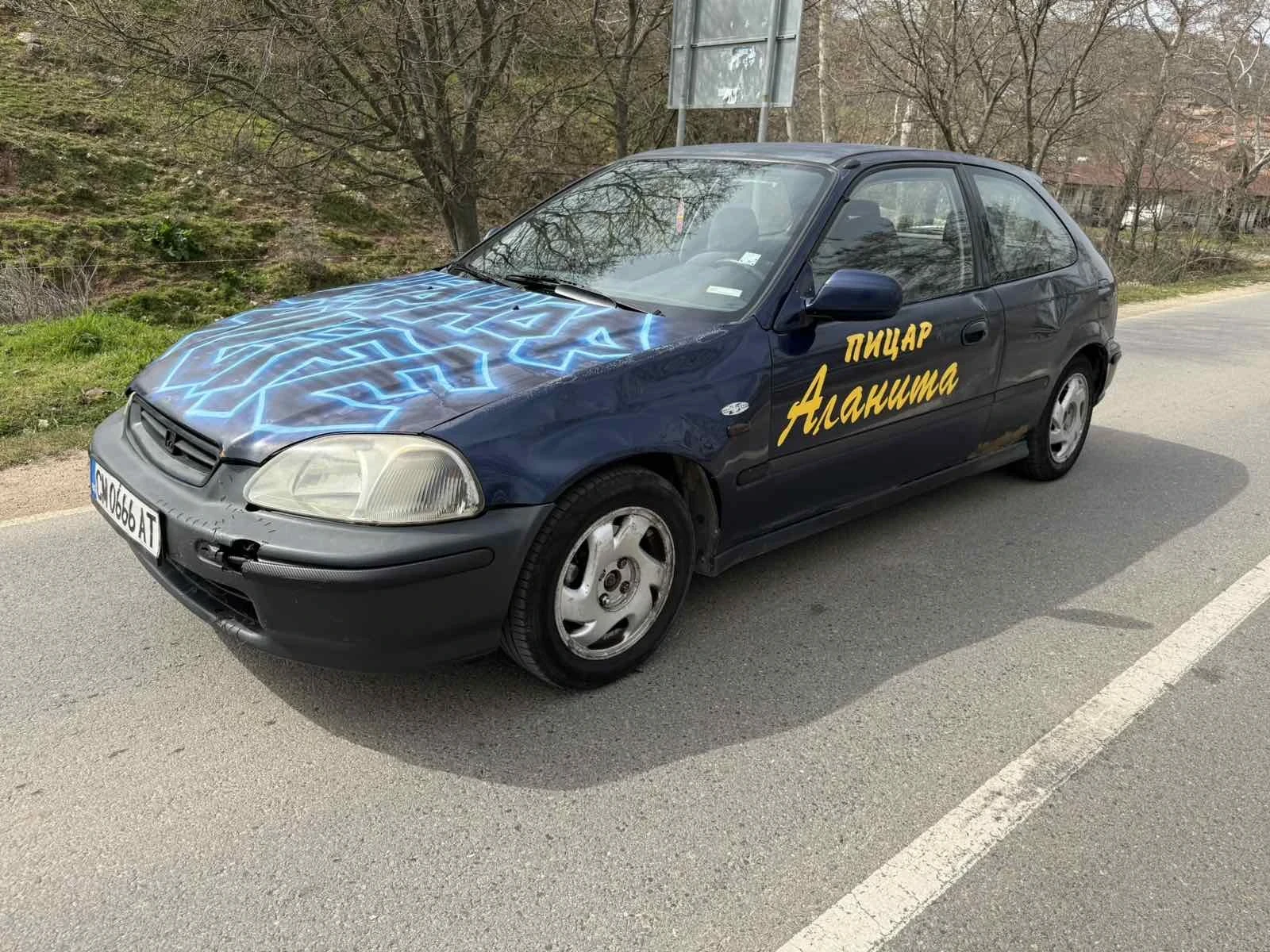 Honda Civic 1.4 ГАЗ-БЕНЗИН , снимка 4 - Автомобили и джипове - 53917561