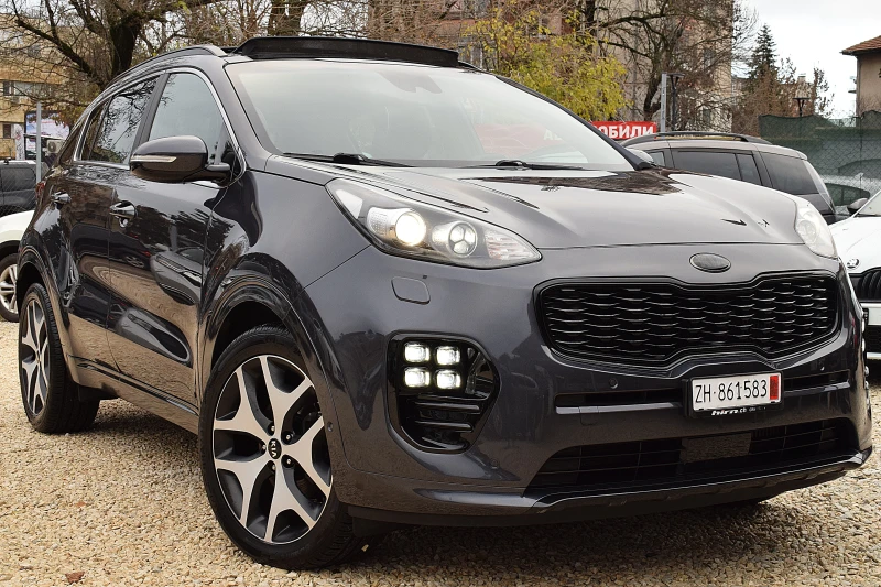 Kia Sportage  2.0ШВЕЙЦАРИЯ/GT-line/4x4/ОБДУХВАНЕ/КАМЕРА, снимка 3 - Автомобили и джипове - 52695627