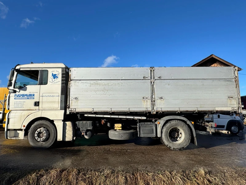 Man Tga 18.280-4х2, Самосвал-Тристранен, Внос, снимка 8 - Камиони - 53515411