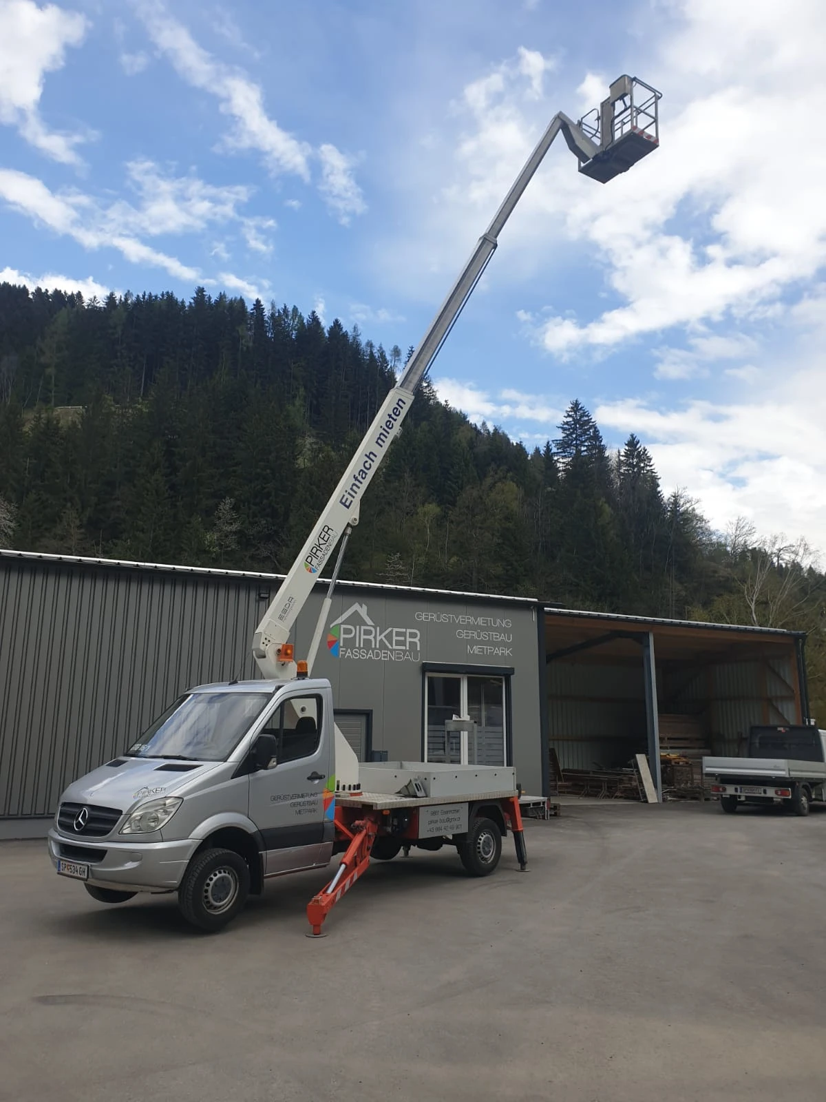 Автовишка Mercedes-Benz 16-Метра, Нов внос, , , , снимка 5 - Индустриална техника - 54645899