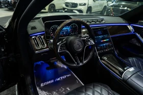 Mercedes-Benz S 400 D LONG AMG LINE LED ПАНО BURM 3XTV HUD ЛИЗИНГ 100%, снимка 12