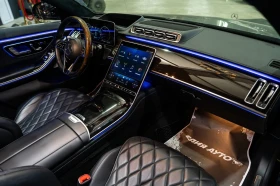 Mercedes-Benz S 400 D LONG AMG LINE LED ПАНО BURM 3XTV HUD ЛИЗИНГ 100%, снимка 13