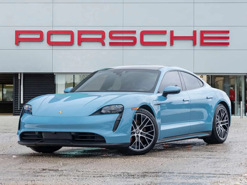 Porsche Taycan * 4S | Leasing Available | Frozen Blue Metallic *  | Mobile.bg � ����������� 1