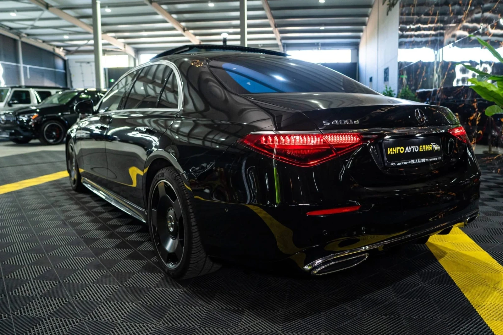 Mercedes-Benz S 400 D LONG AMG LINE LED ПАНО BURM 3XTV HUD ЛИЗИНГ 100%, снимка 5 - Автомобили и джипове - 55894549