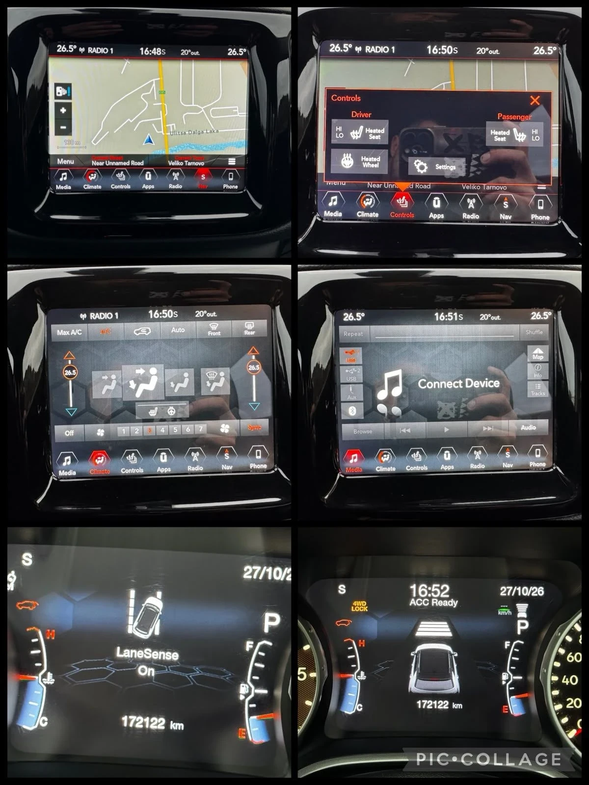 Jeep Compass 2.0M-jet, FULL, 4�4, DISTRONIC, EURO 6  | Mobile.bg � ����������� 12