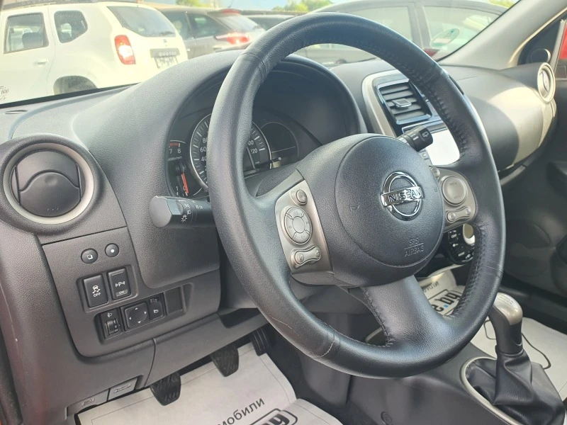 Nissan Micra 1.2i 80k.c NAVI EURO 5B, снимка 14 - Автомобили и джипове - 46354869