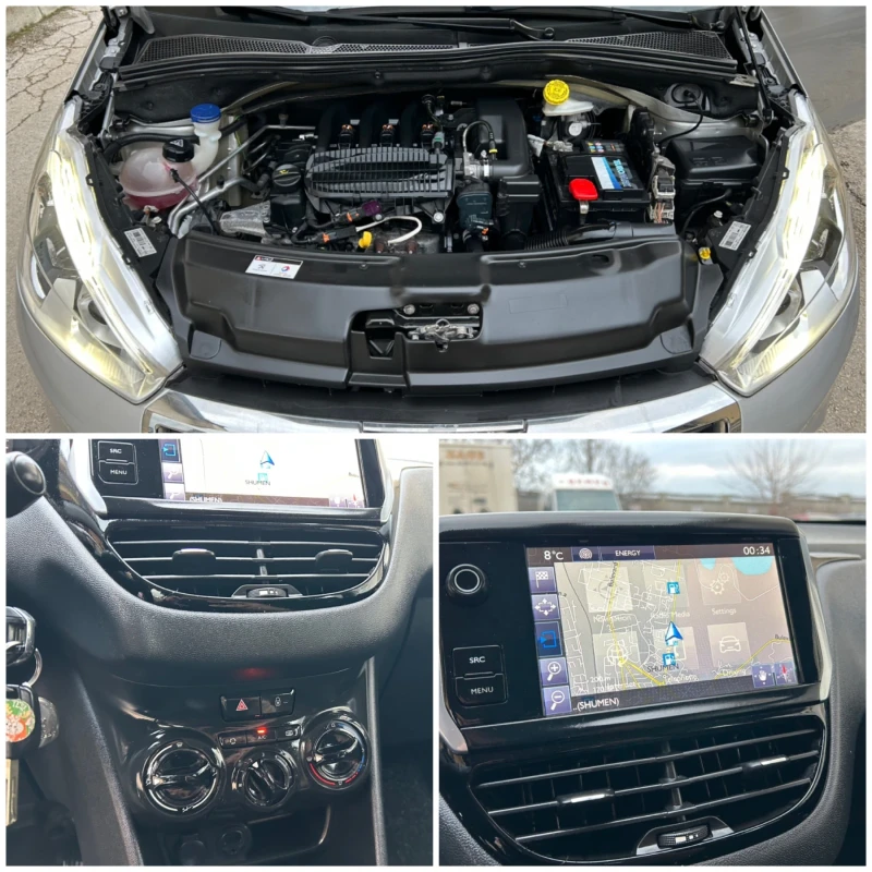 Peugeot 208 1.2i FULL LED НАВИ ЕВРО 6, снимка 16 - Автомобили и джипове - 53236837