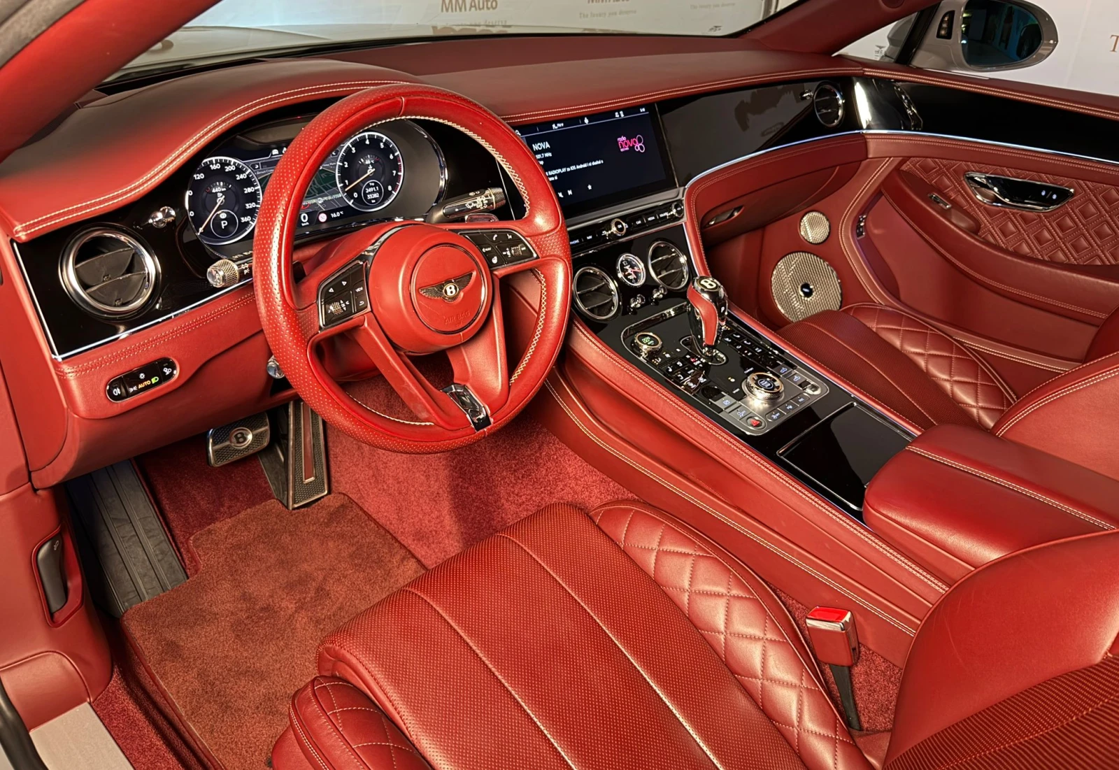 Bentley Continental gt Convertible* Naim* Ventilation* HuD* Matrix, снимка 7 - Автомобили и джипове - 55116281