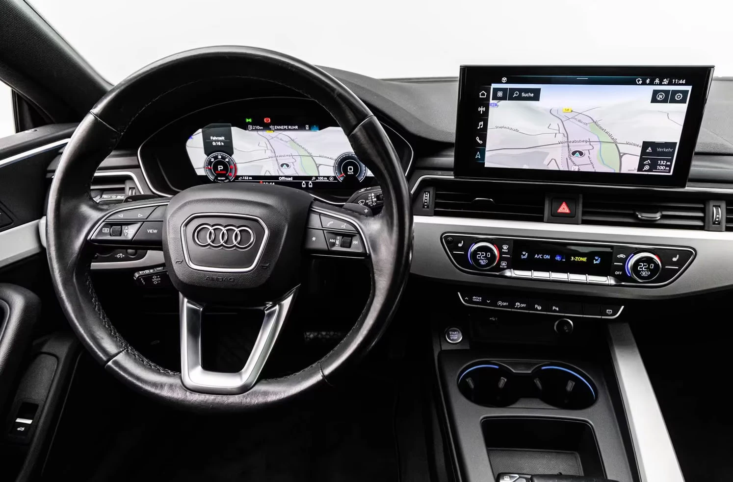 Audi A5 40TDI/204HP/S-LINE/BLACK/MATRIX/PANO/CAM/408z, снимка 9 - Автомобили и джипове - 54520238