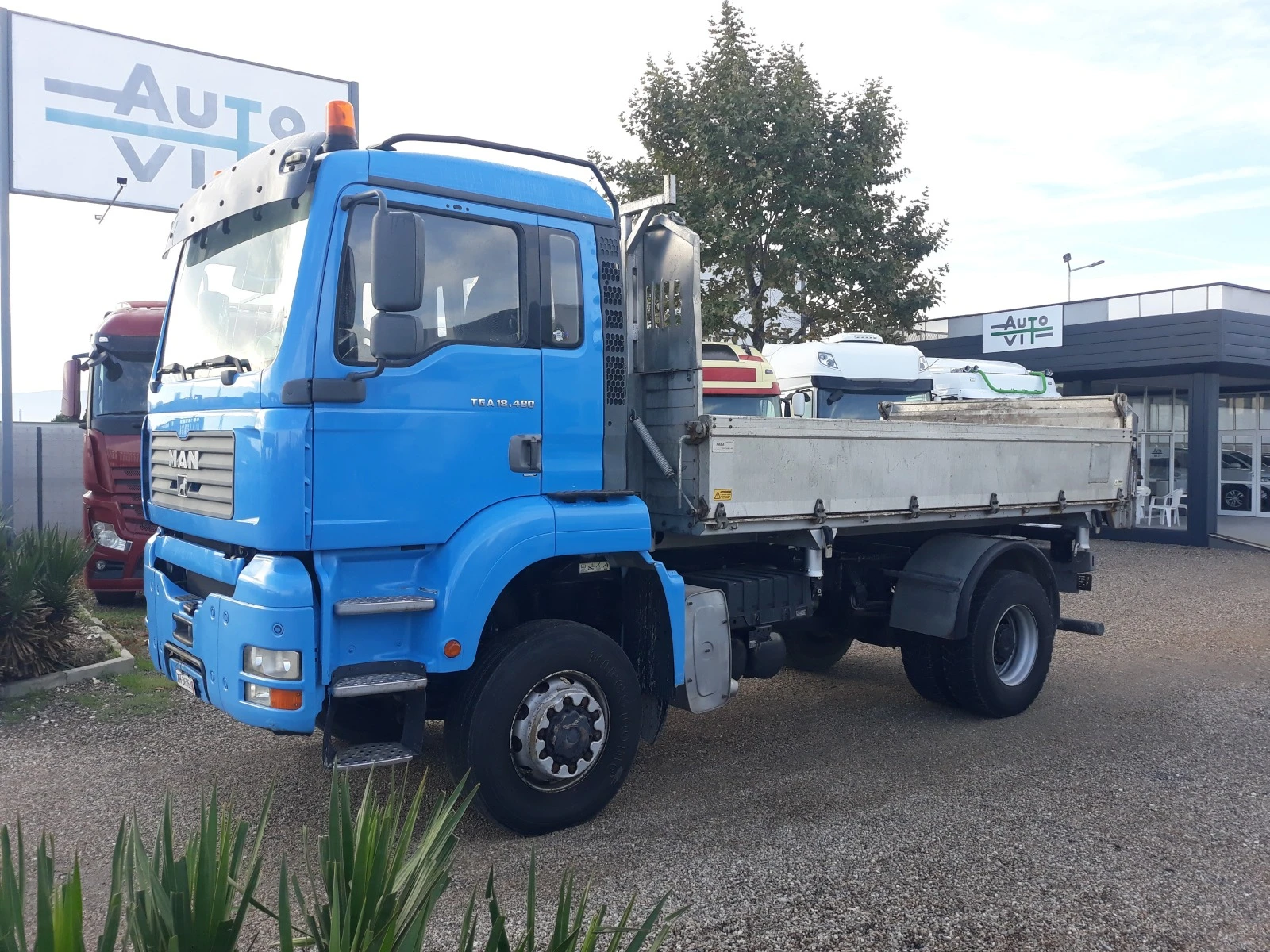 Man Tga 4X4 САМОСВАЛ, снимка 1