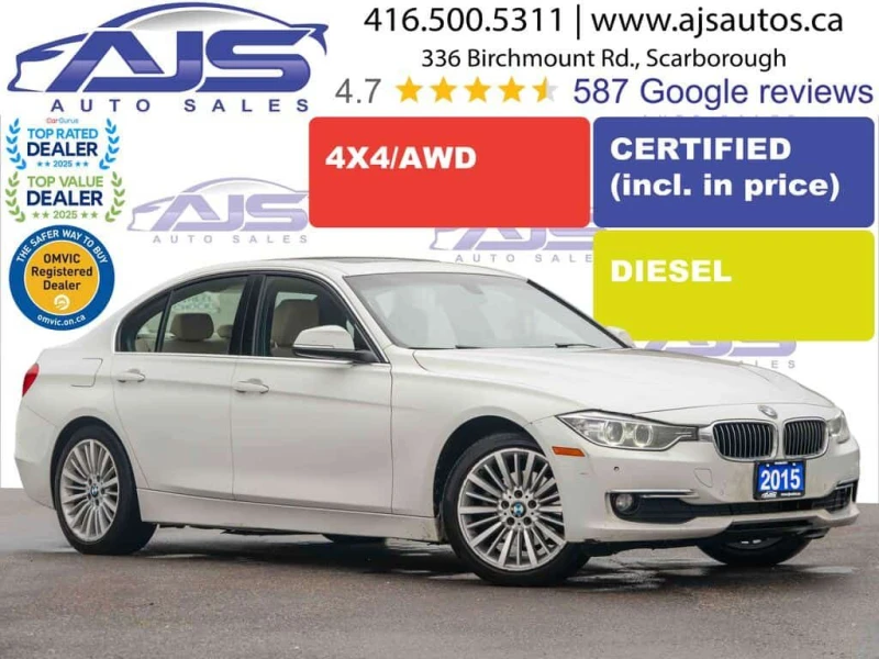 BMW 328 * 328D XDRIVE * CARFAX * ЦЕНА ДО БГ