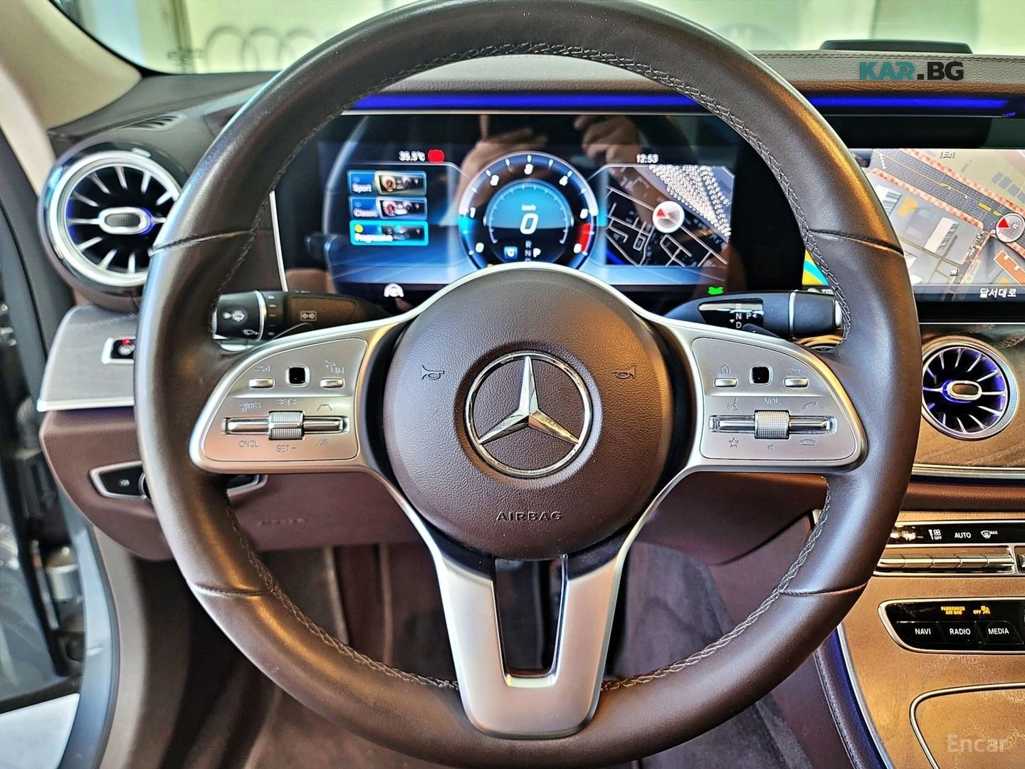 Mercedes-Benz CLS 400 D* 4MATIC* КОЖА* ПОДГРЕВ* ОБДУХВ* BURMASTER* PANO*, снимка 9 - Автомобили и джипове - 55955212