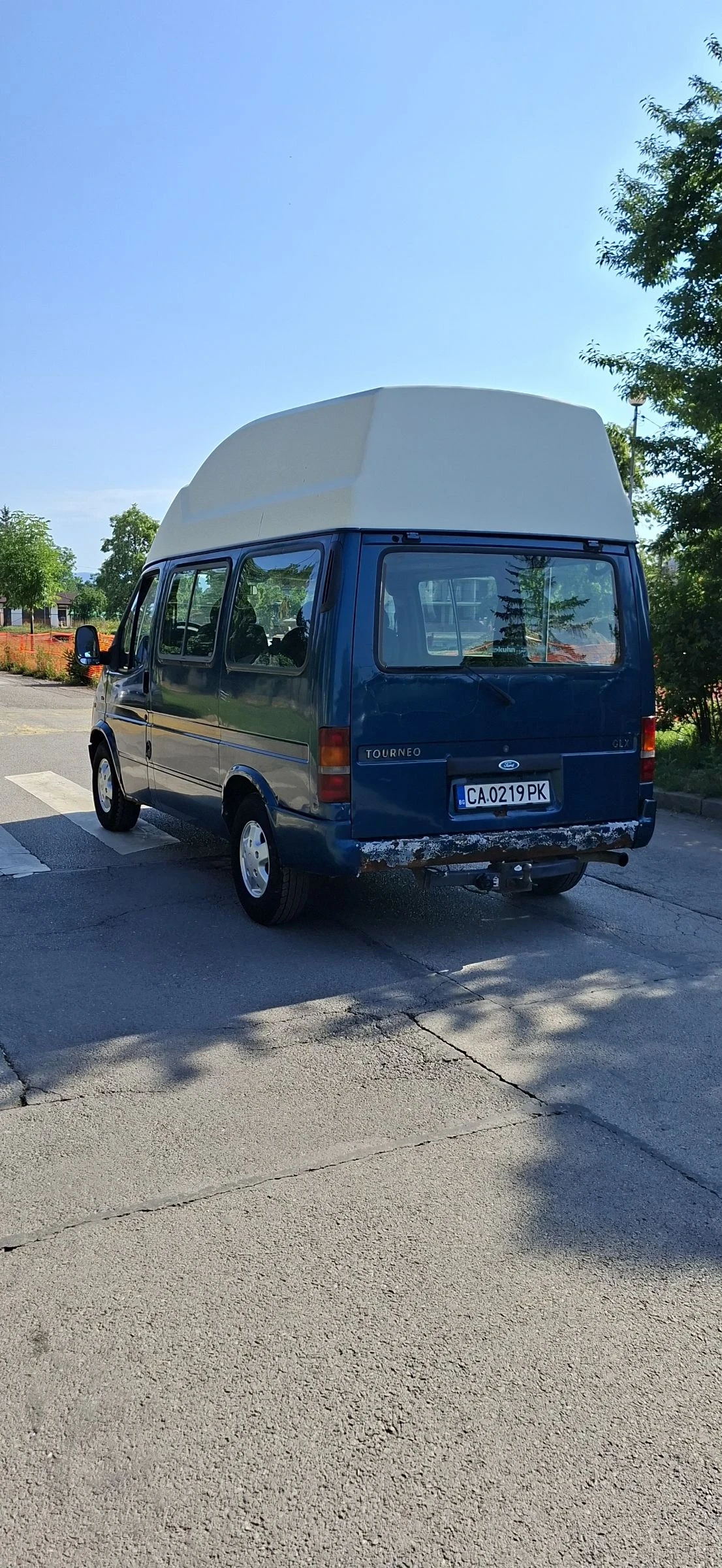 Ford Transit 2.5 86кс. Сменен ангренаж, отличен мотор и скорост, снимка 2 - Бусове и автобуси - 54862949