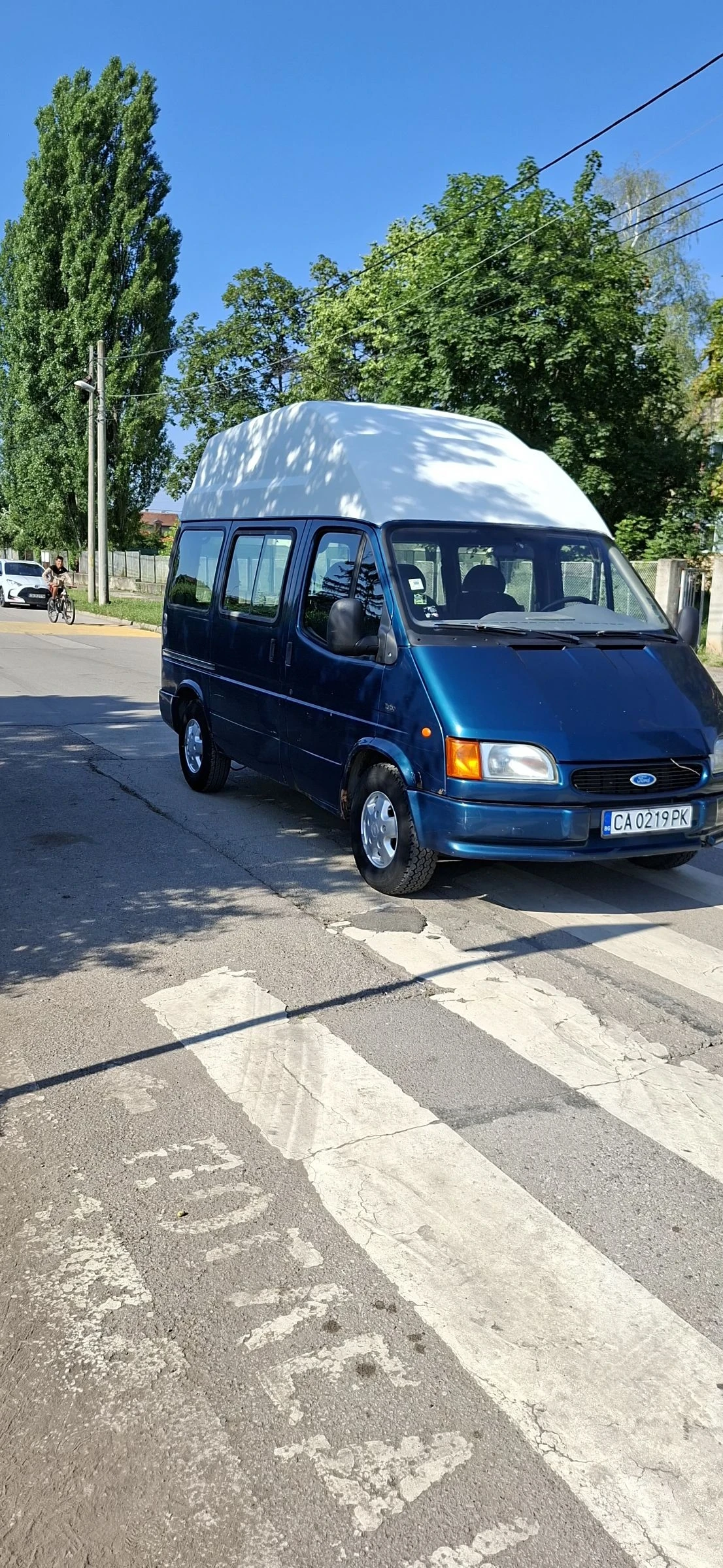 Ford Transit 2.5 86кс. Сменен ангренаж, отличен мотор и скорост, снимка 5 - Бусове и автобуси - 54862949