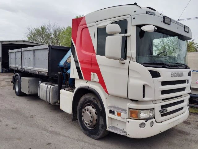 Scania P 340 Самосвал с кран - изображение 2