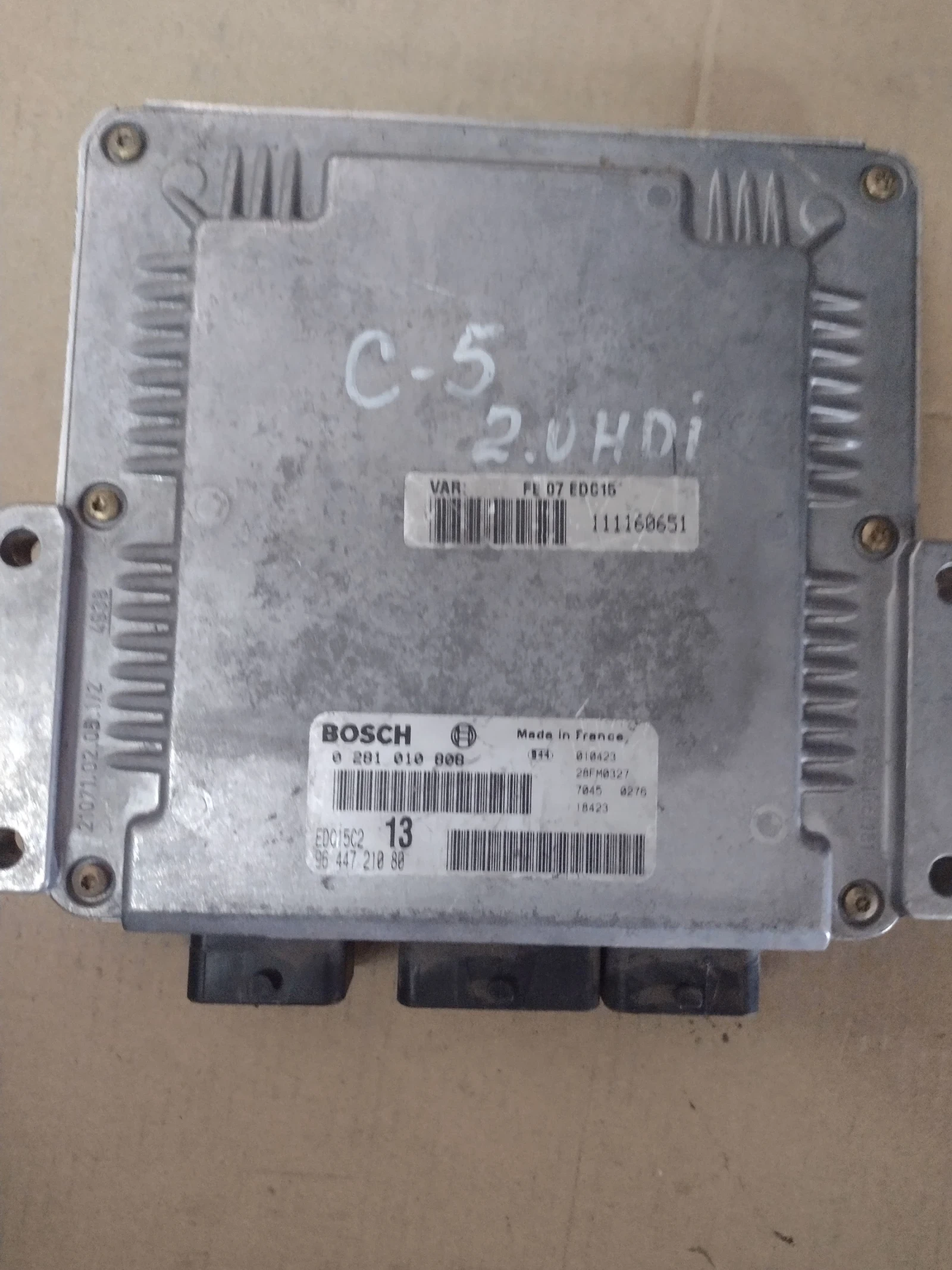 9644721080 �������� �������� �� CITROEN C5 2.0 HDI Bosch 0 281 010 808 | Mobile.bg � ����������� 2