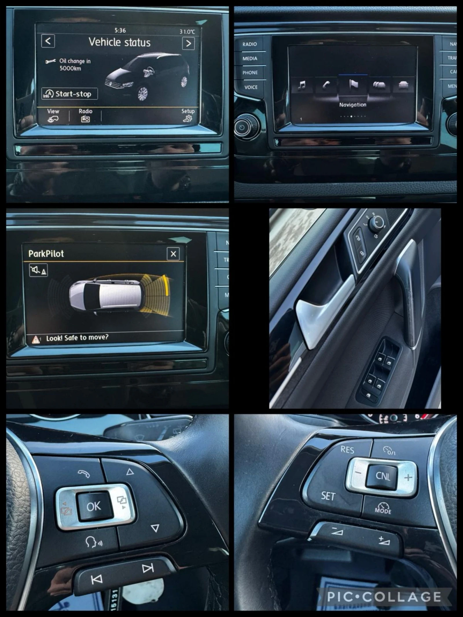 VW Sportsvan 2.0TDI, 150к.с., НАВИГАЦИЯ, EURO 6D , снимка 13 - Автомобили и джипове - 53754434