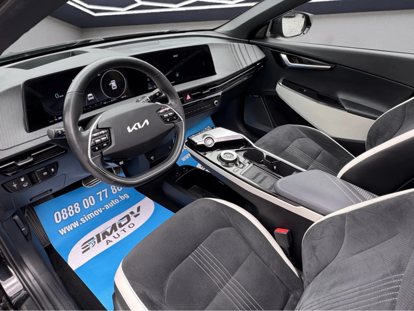 Kia EV6 GT-LINE 77.4KWH RWD ПАНОРАМА ДИСТРОНИК HEAD-UP , снимка 8 - Автомобили и джипове - 54633307