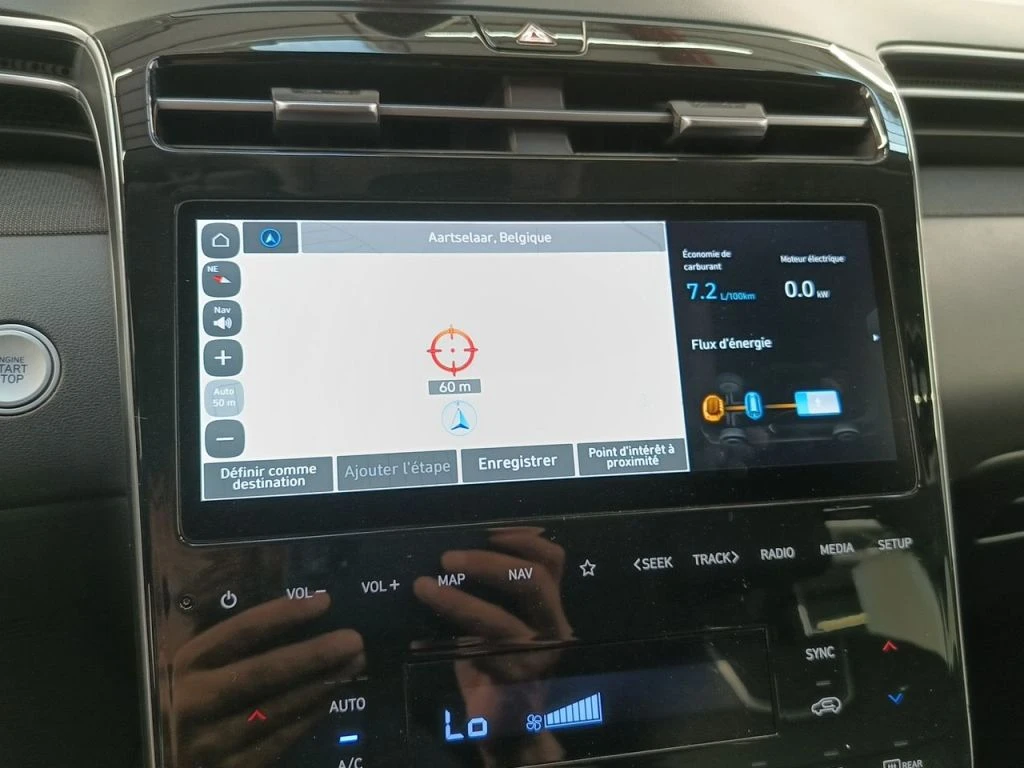 Hyundai Tucson 230 К.с. Кожа Подгрев Обдухване Hybrid Shine, снимка 11 - Автомобили и джипове - 55726567