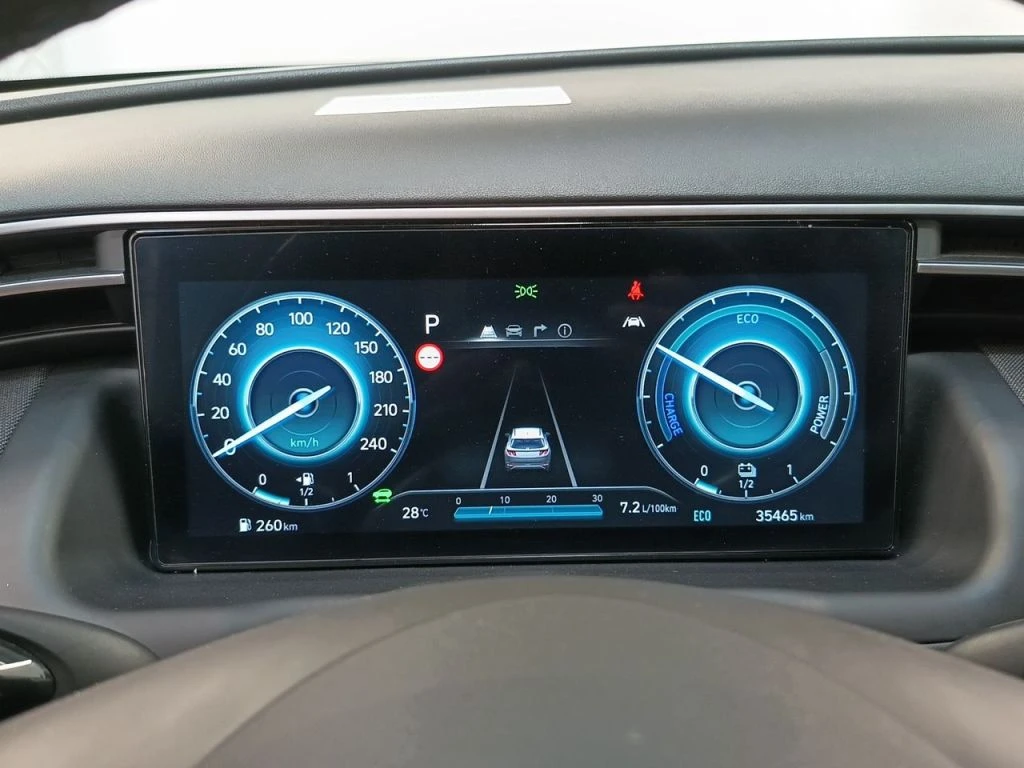 Hyundai Tucson 230 К.с. Кожа Подгрев Обдухване Hybrid Shine, снимка 10 - Автомобили и джипове - 55726567