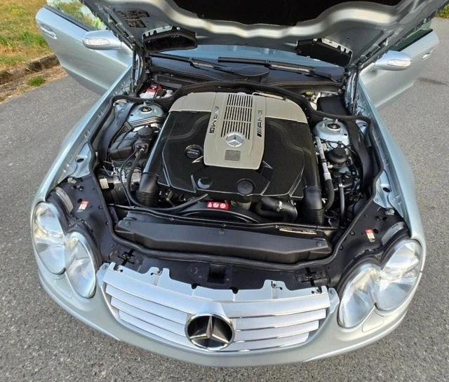 Mercedes-Benz SL * 6.0L AMG * ПОДГРЕВ* KEYLESS* , снимка 15 - Автомобили и джипове - 53468009