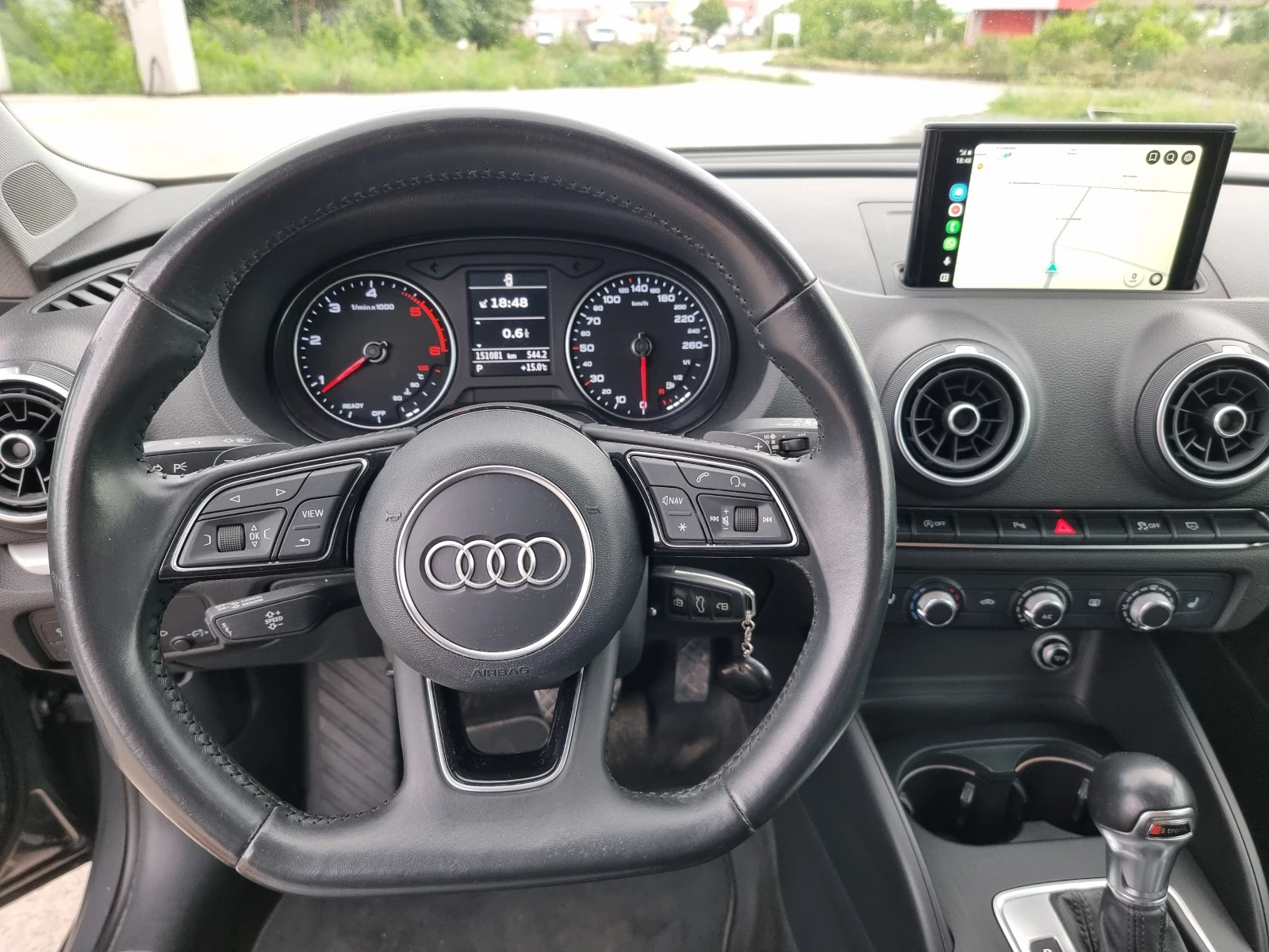 Audi A3 НАНО СИВ МЕТАЛИК DSG БЕЗЖИЧЕН КАРПЛЕЙ - изображение 10