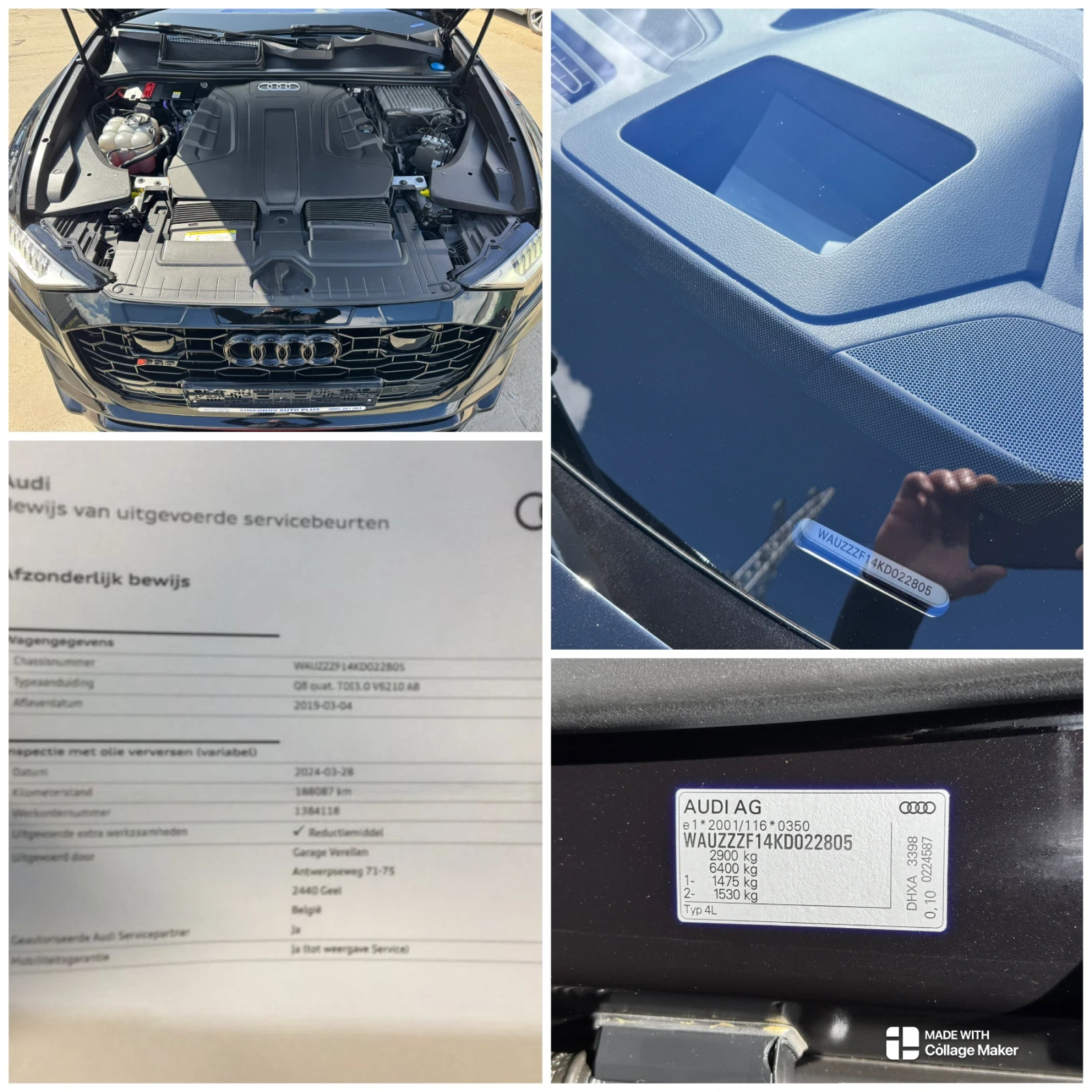Audi SQ8 50TDI MATRIX CAM360 ПАНОРАМА ВАКУУМ ЦЕНА С ДДС, снимка 17 - Автомобили и джипове - 50613259