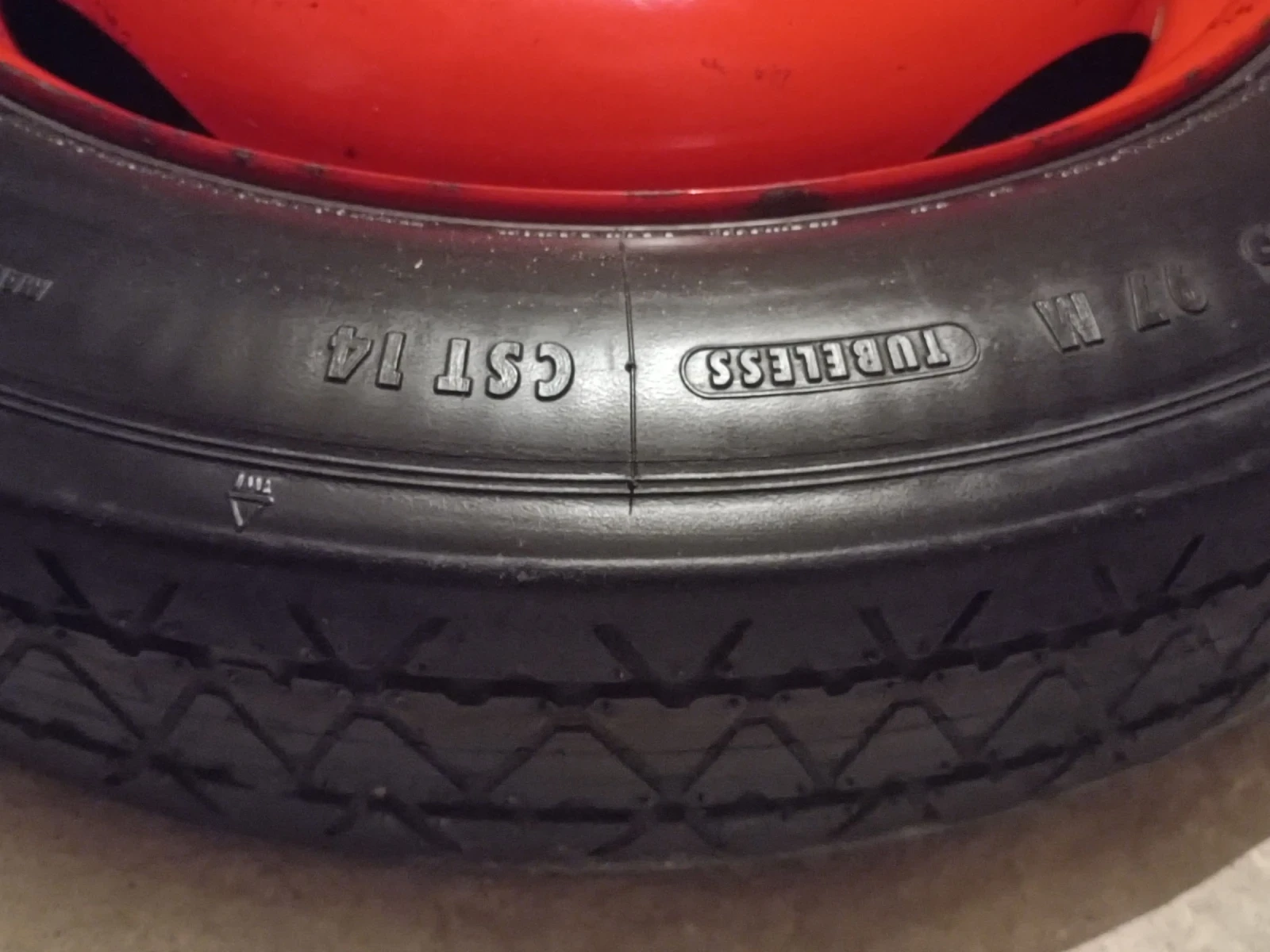 Гуми с джанти Continental 125/85R15, снимка 5 - Гуми и джанти - 53770062