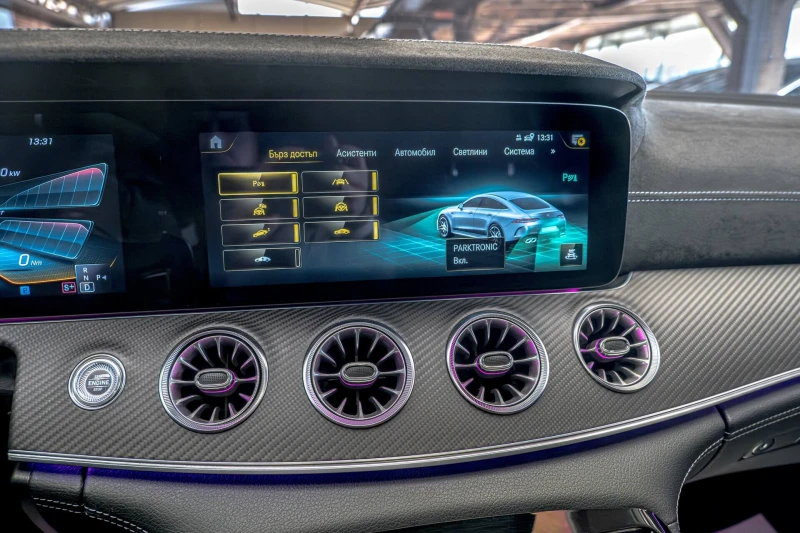 Mercedes-Benz AMG GT 63S/4Matic/Burmester/Камера/AMG Ride Control+ /Amb, снимка 13 - Автомобили и джипове - 52908592