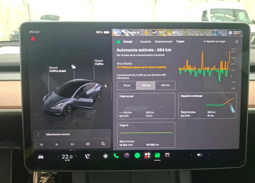 Tesla Model 3 91.6% SOH Berline Propulsion, снимка 6 - Автомобили и джипове - 55275911