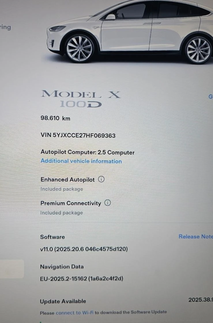 Tesla Model X X100D Гаранция, снимка 15 - Автомобили и джипове - 52745547