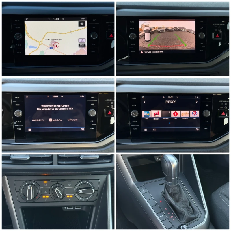 VW Polo 1.0i 95к.с * DSG* Навигация* * Камера* , снимка 15 - Автомобили и джипове - 52310932