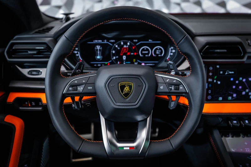 Lamborghini Urus SE Arancio Apodis, снимка 11 - Автомобили и джипове - 53010539