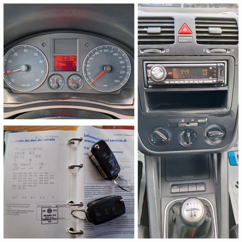 VW Golf 1.6i* 102kc* GOAL, снимка 11 - Автомобили и джипове - 44047947