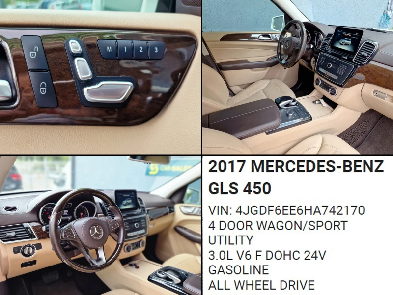 Mercedes-Benz GLS 450 3.0 4Matic 9G , снимка 12 - Автомобили и джипове - 47138845