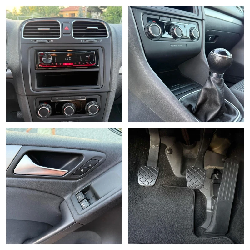 VW Golf VI 2.0 TDI(110 кс)Климатроник/JVC-USB/Eu5/197х. км, снимка 16 - Автомобили и джипове - 51321504
