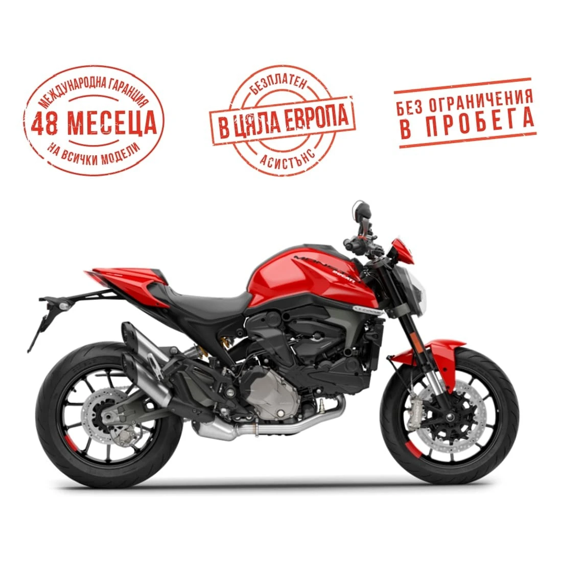 Ducati Monster + DUCATI RED, снимка 1