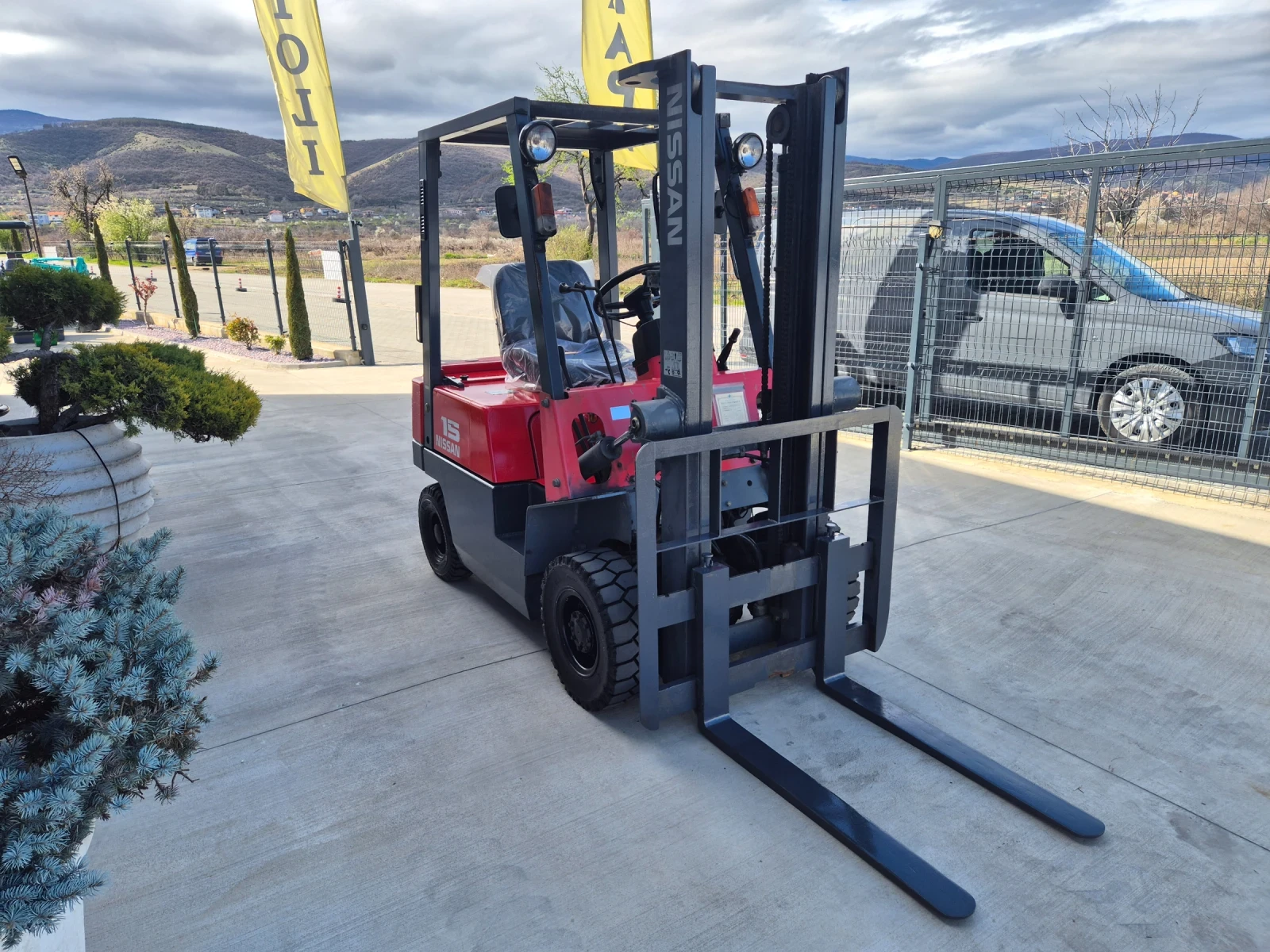 Мотокар Nissan 1.5 тона / БЕЗ ЕЛЕКТРОНИКА / ПЕРФЕКТЕН ! / , снимка 7 - Индустриална техника - 54024286