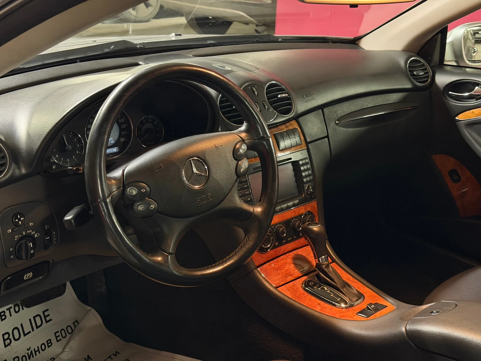 Mercedes-Benz CLK 200 Kompressor/ Като нов, снимка 9 - Автомобили и джипове - 54421989