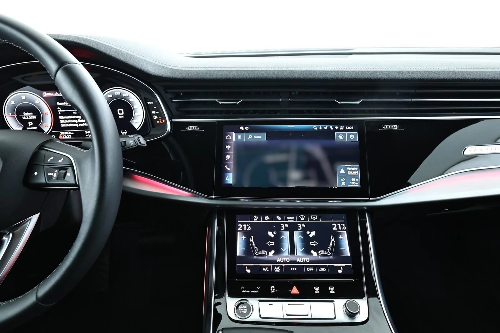 Audi Q8 45 TDI / QUATTRO / BLACK OPTIC/ MATRIX/ HUD/ 360/, снимка 10 - Автомобили и джипове - 56079751