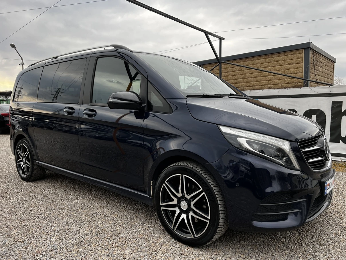 Mercedes-Benz V 250 CDI 4MATIC/AMG/7+ 1/Burmester/NAVI/вкл.ДДС/КАМЕРА, снимка 3 - Бусове и автобуси - 53964240