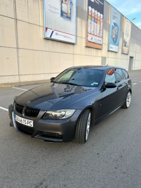 BMW 330 Нави, кожа, панорама, m pack, , снимка 3