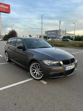 BMW 330 Нави, кожа, панорама, m pack, , снимка 1