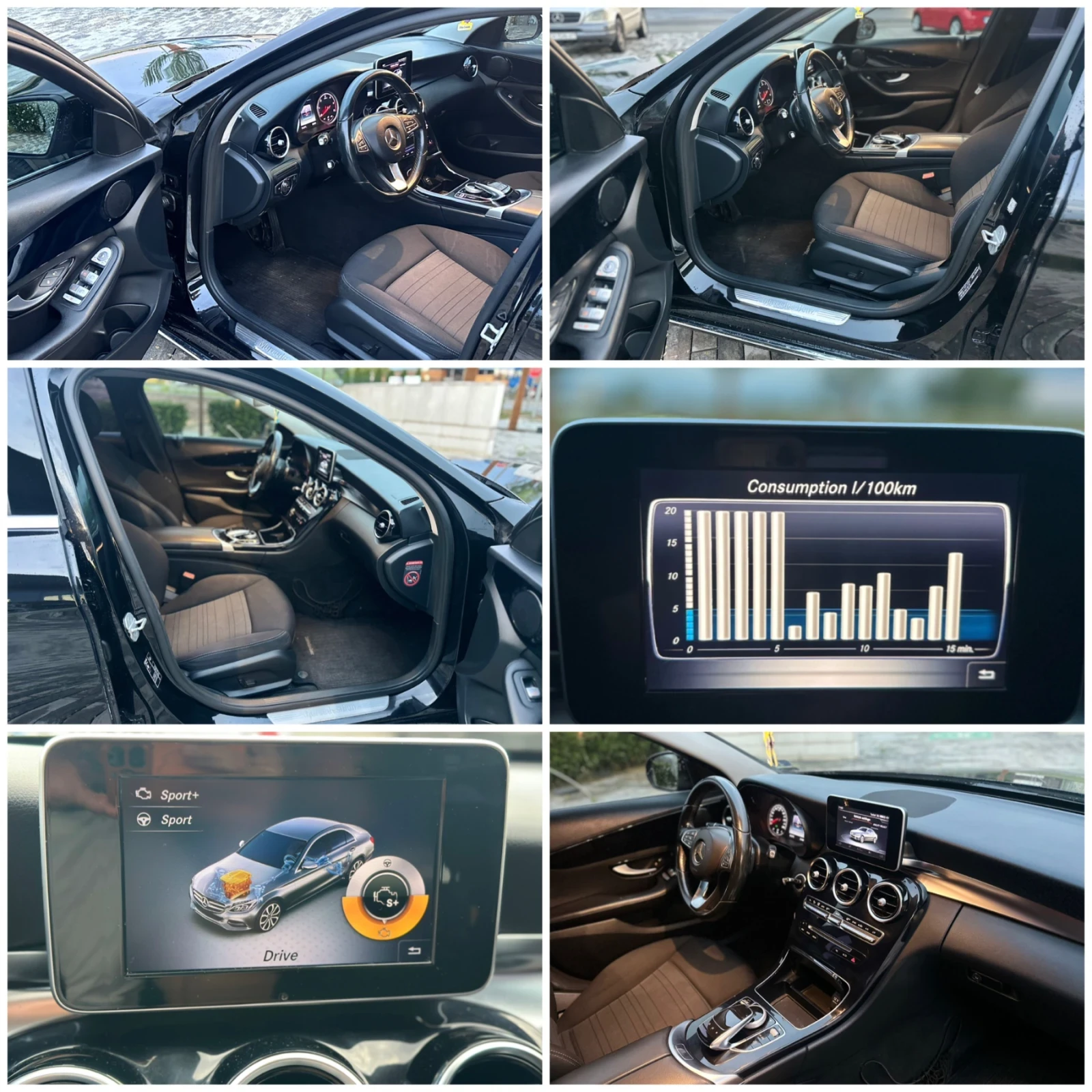 Mercedes-Benz C 220 CDI BlueTec, снимка 9 - Автомобили и джипове - 55619639