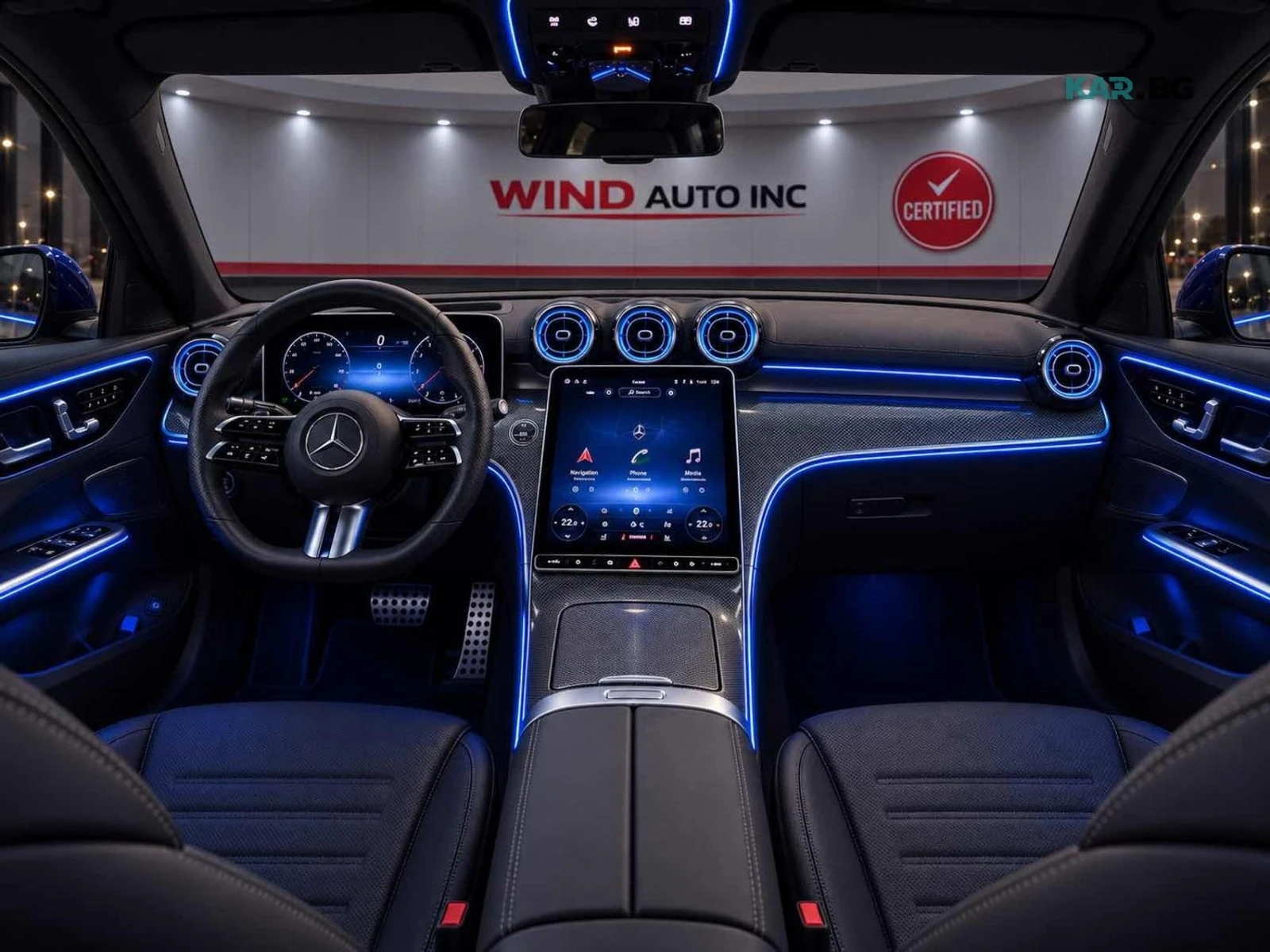 Mercedes-Benz C 300 AMG* BURMESTER* 360* М.ТОЧКА* СЛ.ЛЕНТИ, снимка 7 - Автомобили и джипове - 56004538