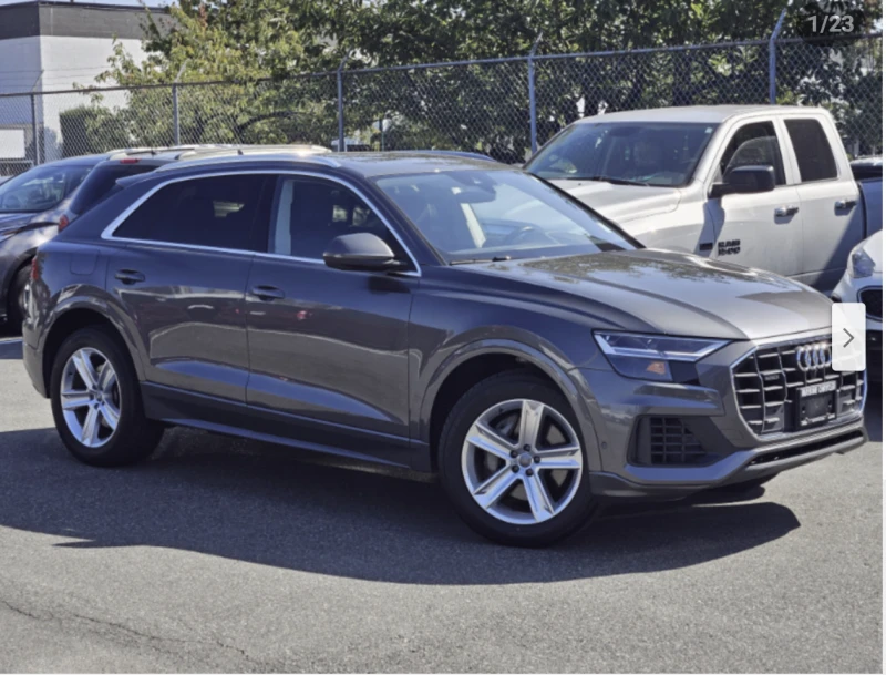 Audi Q8 3.0T* ДИСТРОНИК* ОБДУХВАНЕ* 360КАМЕРА* 53000КМ* , снимка 4 - Автомобили и джипове - 51823088